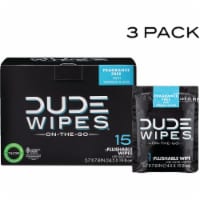 DUDE Wipes® Flushable Wipe Travel Packets
