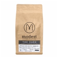 Modest Coffee The Dark Blend Dark Roast Whole Bean Coffee Perspective: Main