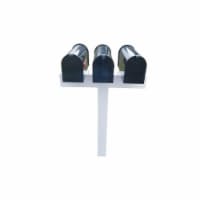Handy Post HP-1W3 3 Vinyl Sleeve Mailboxe Post, White