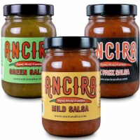 Ancira Salsa - Bundle | Mexican Recipes, Chips, Snacks 16oz 3 Jars Assorted