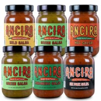 Ancira Salsa - Texas Bundle - Recipes, Chips, Snacks 16oz 6-Jars Assorted