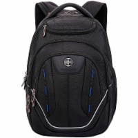 Swissdigital J16BT1 Terabyte TSA-Friendly RFID Backpack Fits up to 15.6 inch Laptop - Blac