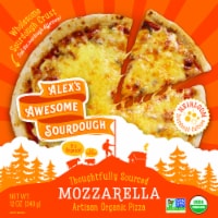 Alex's Awesome Sourdough Organic Mozzarella Sourdough Frozen Pizza Perspective: Main