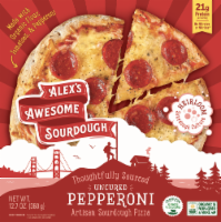 Alex's Awesome Sourdough Pepperoni Frozen Pizza Perspective: Main