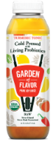Garden of Flavor Turmeric Tonic Cold Pressed with Living Raw Probiotics Juice