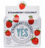 The YES Bar  Gluten Free Real Food Paleo Snack Bar   Strawberry Coconut