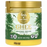 4th & Heart Ghee Clarified Butter Grass Fed Original Recipe - 16 oz (454 g)