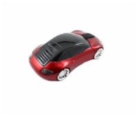 SANOXY 2.4GHz Wireless 3D Car Shape Optical Mouse w/ USB Receiver for PC  (RED)