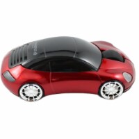 SANOXY Wireless Sport Car Mouse Optical Mouse Mice Ergonomic Design for Computer Laptop RED