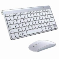 Mini Wireless Keyboard And Mouse Set Waterproof 2.4G Compatible with Mac Apple PC Computer