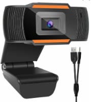 SANOXY 1280 x 720P USB Webcam with 3.5mm audio Y cable and Sound Card, supports ZOOM, Teams,