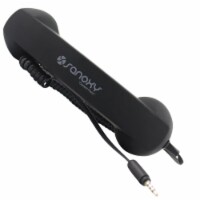 SANOXY Retro Old School Style Handset, Anti Radiation 3.5mm Socket for Mobile Phones, Tablets