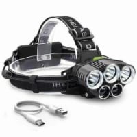 250000LM 5X T6 LED Headlamp Rechargeable Head Light Flashlight Torch Lamp