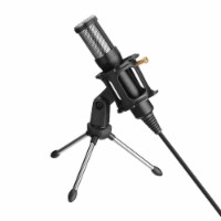 USB Condenser Microphone w/ Tripod Stand For PC Chat Audio Recording PS4 Game