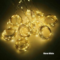 ANDROSET 300 LED Curtain Lights String 3M*3M USB Powered Waterproof Twinkle Wall Lights (war
