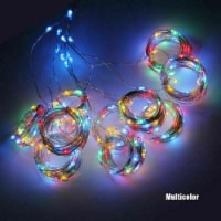ANDROSET 300 LED Curtain Lights String 3M*3M USB Powered Waterproof Twinkle Wall Lights (mul