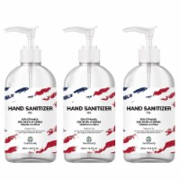 3 Pack Gel Hand Sanitizer Fragrance Free With Pump 500ml