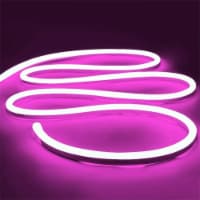 12V Flexible LED Strip Waterproof Sign Neon Lights Silicone Tube (5M - 16.4 FT) pink
