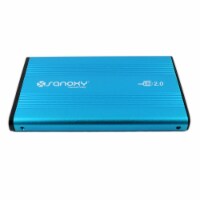 SANOXY USB 2.0 External 2.5-Inch IDE HDD Enclosure Case (BLUE)