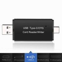 SANOXY 3 in 1 Type C Micro USB & USB OTG Adapter SD TF Card Reader