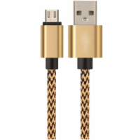 1M / 3FT Micro USB Fast Charger Data Sync Cable Cord (Gold)