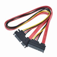 15+7 Pin SATA HDD Extension Cable Data & Power Male to Female - 19" / 50CM