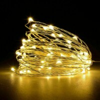 LED Christmas Tree Fairy String Party Lights Lamp Xmas Waterproof (warm white 50 LED)