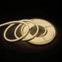 12V Flexible LED Strip Waterproof Sign Neon Lights Silicone Tube (2M - 6.6 FT) white