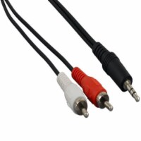 12 ft. 3.5 mm Stereo Male to 2 RCA Male Audio Cable