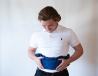 Happi Tummi: Back & Neck Pain Relief herbal heatwrap 120 uses: Blue MD