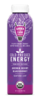 Garden of Flavor Cold-Pressed Energy Aronia Berry Blackberry Juice Perspective: Main