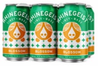 Rhinegeist Blossom Wheat Ale Cans Perspective: Main