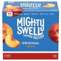 Mighty Swell Hard Seltzer Peach 6pk Perspective: Main