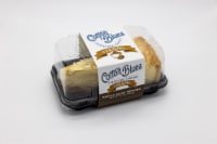 Cotton Blues Cheesecake Co. Sea-Salted Caramel Swirl Cheesecake Slice Perspective: Main