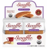 Swoffle  Organic Waffle Cookie Stroopwafel Gluten Free   French Vanilla
