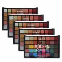 NYX Professional Makeup Modern Dreamer Shadow Palette (40 Shades x 0.03oz) 1.2oz/40g (5 Pack)