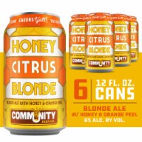 Community Beer Co. Honey Citrus Blonde Ale Craft Beer Perspective: Main