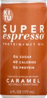 Super Espresso Caramel Enhanced Espresso Beverage Perspective: Main