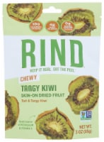RIND Snacks Tangy Kiwi Dried Fruit Superfood - 3oz Bags, 6 Bags Total