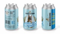 Wasserhund Brewing Shepheweizen-Hefeweizen Beer Cans Perspective: Main