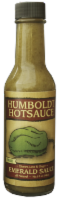 Humboldt Emerald Hot Sauce Perspective: front