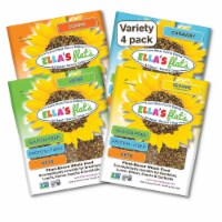 Ella's Flats™ 4 Flavor All Seed Savory Crackers Variety Pack
