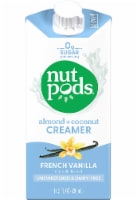 nutpods® Unsweetened French Vanilla Almond + Coconut Creamer Perspective: Main