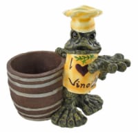 `I Love Vino` Chef Toad Wine Cooler and Corkscrew Holder
