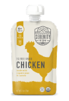 Serenity Kids® Chicken with Organic Peas & Carrots Stage 2 Baby Food