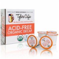Tyler's Coffee No Acid Coffee Pods - 16 Pods of Caffeinated Coffee Beans - for Keurig
