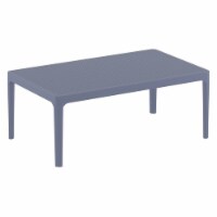 Compamia Sky Patio Coffee Table in Dark Gray