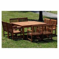 International Home Miami BT SQUARE DELUXE Amazonia Milano Square Table Set Deluxe