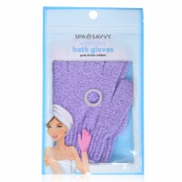 Spa Savvy Exfloiating Bath Gloves Perspective: Main