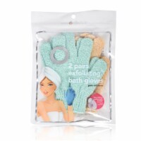 Spa Savvy Exfoliating Bath Gloves Perspective: Main